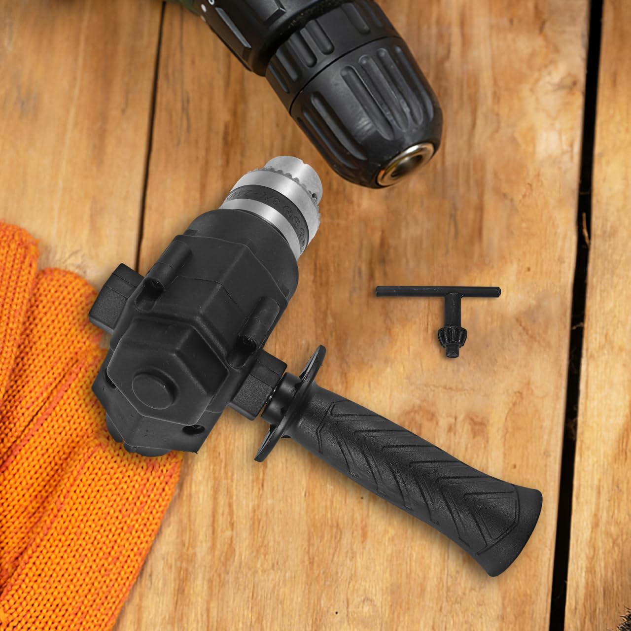 Uonlytech Impact Driver Bit Attacco ad angolo retto Estensione Trapano Adattatore per Cacciavite Elettrico Multifunzione Supporto per punte per Trapano per Spazi