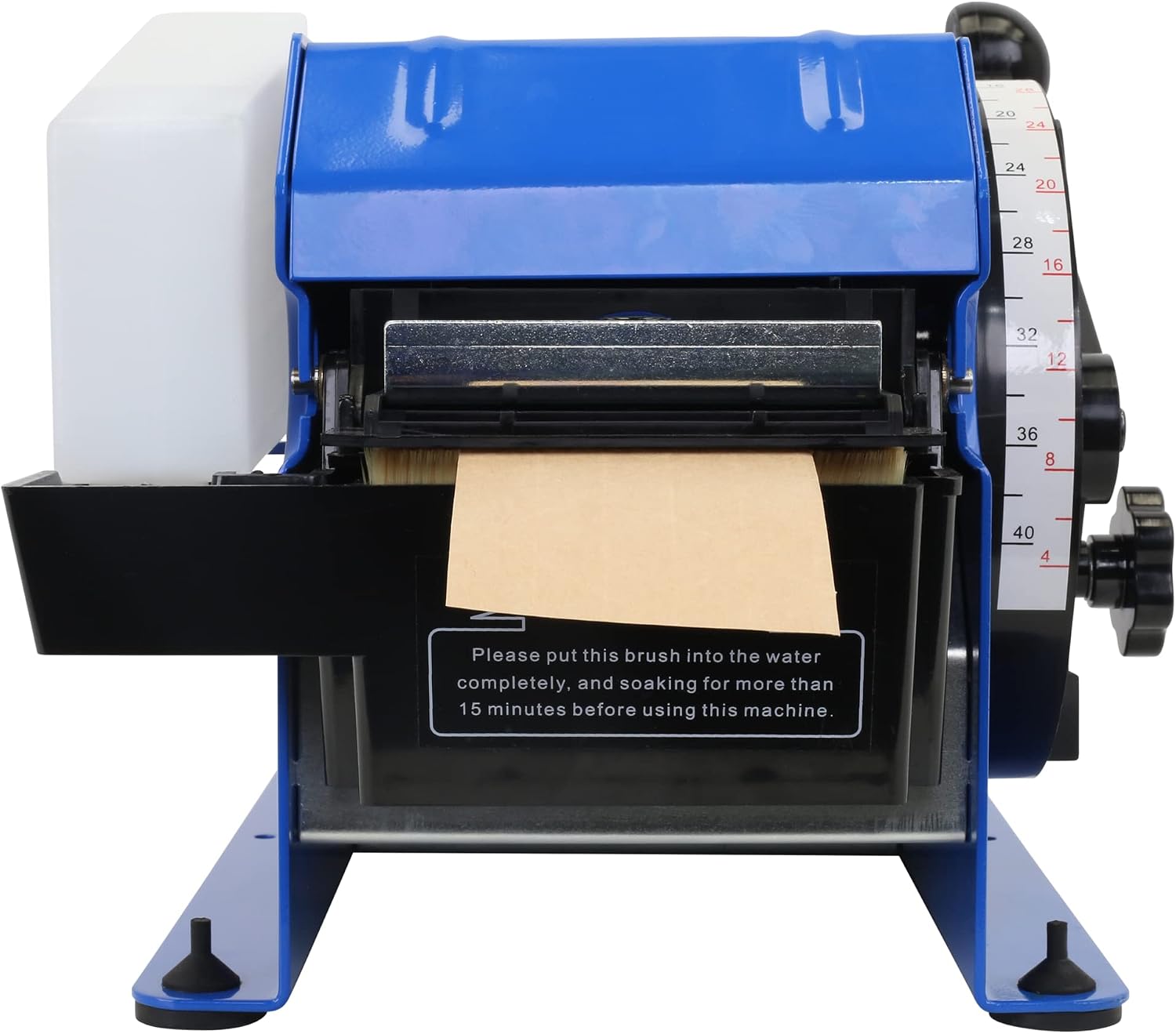 JORESTECH Manual Gummed Kraft Paper Industrial Tape Dispenser up to 3" Width Tape (Water Activated)