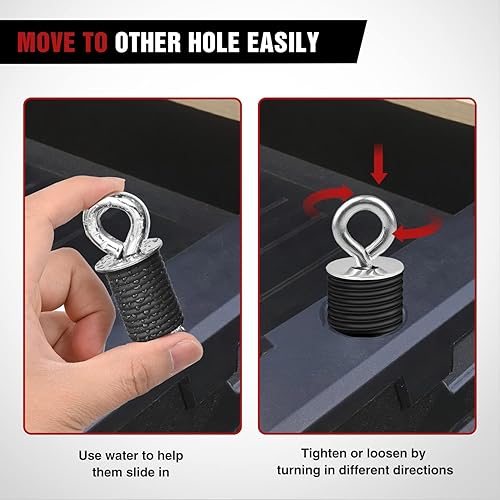 Miniatura 3 de Frokom Anclajes de amarre, anclajes ATV compatibles con Polaris RZR 900 1000 XP Turbo Sportsman 450 570 850 ACE 500 570 EPS 900 XC-no son