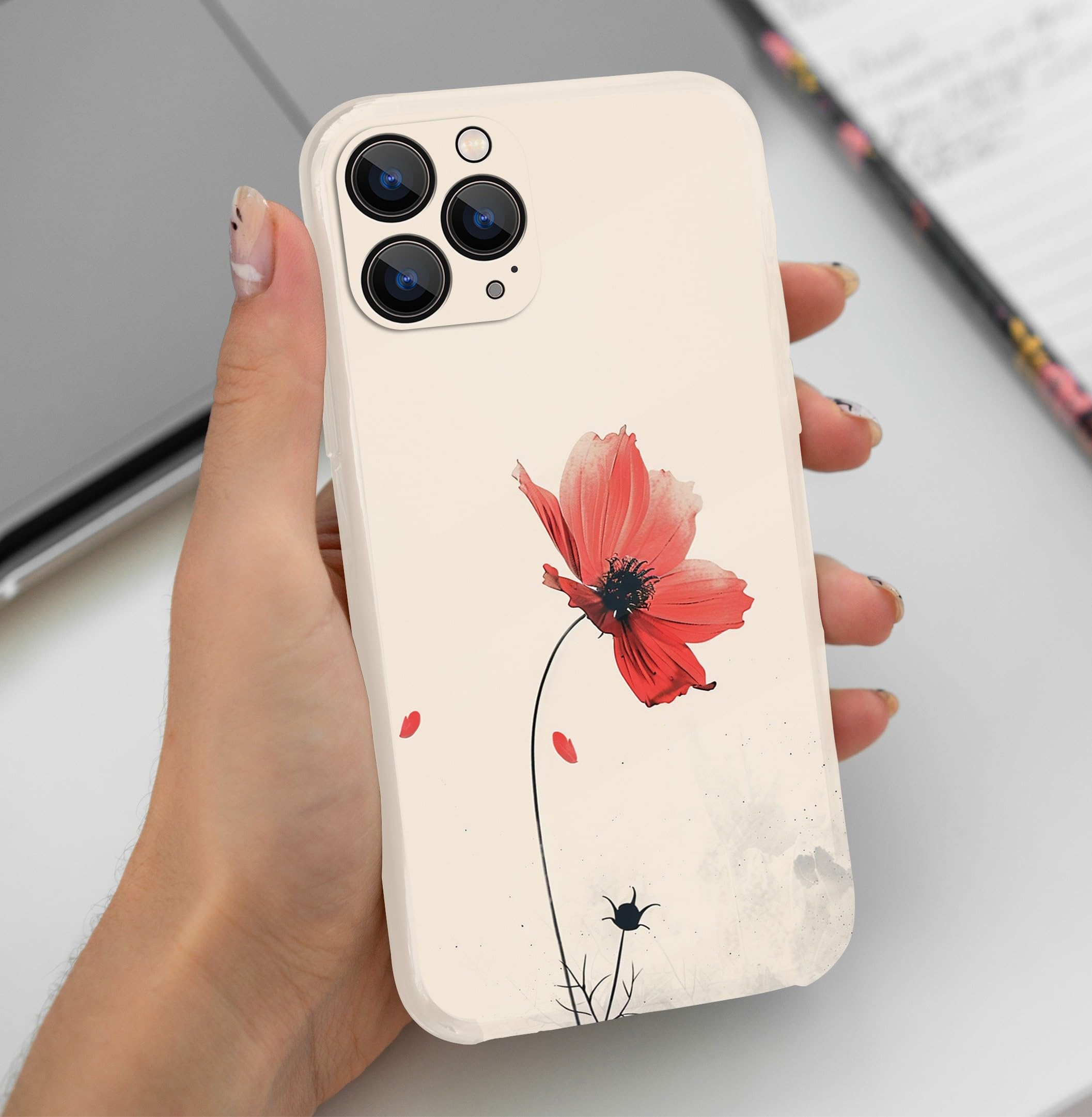 Compatible with iPhone 16 Pro Max Case Ultra-Slim Protective Case - Shockproof for Phone Case with Soft TPU