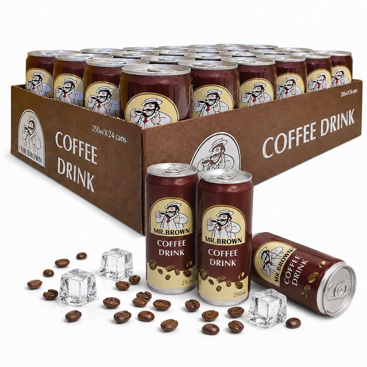 Mr. Brown Coffee Drink, inkl. Pfand, 24er Pack (24 x 250 ml)