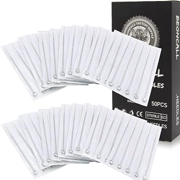50Pcs Mixed - Beoncall Round Liner 1205RL Traditional Machine Long Bar...