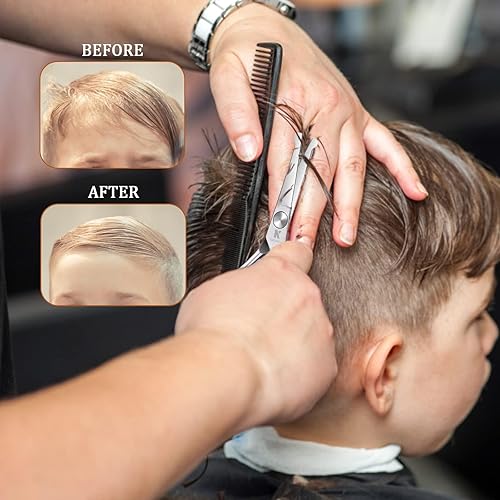 Miniatura 6 de 6.1 inch Kids Hair Cutting Scissors Safety Rounded Tips Haircut Scissors, K KaCaKaCa Professional Safe Hair Cutting Shears for Baby, Toddler,