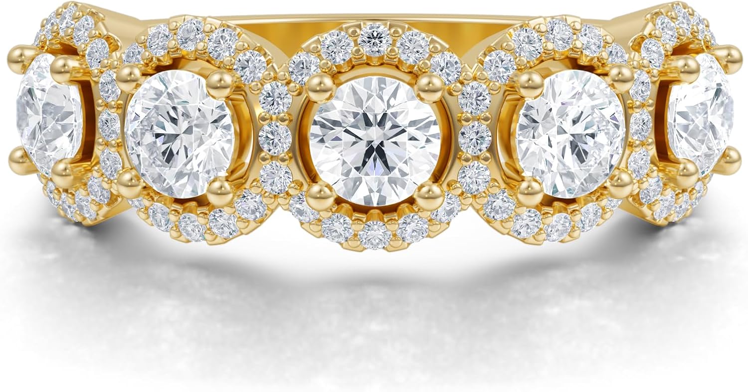 14K GOLD 1.50CT LAB GROWN DIAMOND BAND