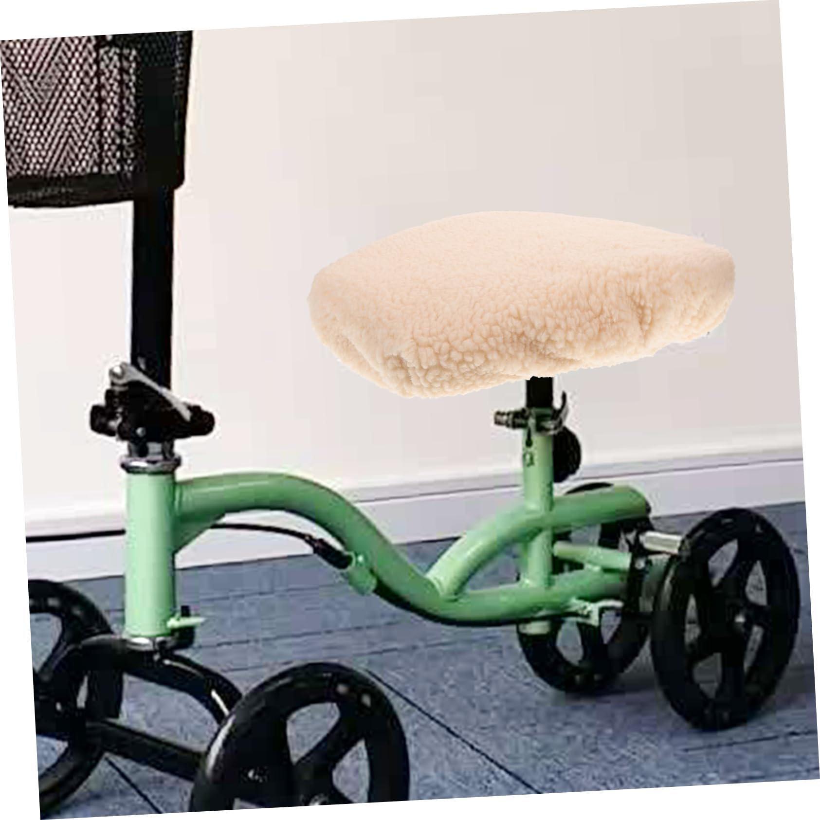 BEBEMOKO Knee Scooter Pad Rest Pad for Walker Scooter Parts Adjustable Cover for Knee