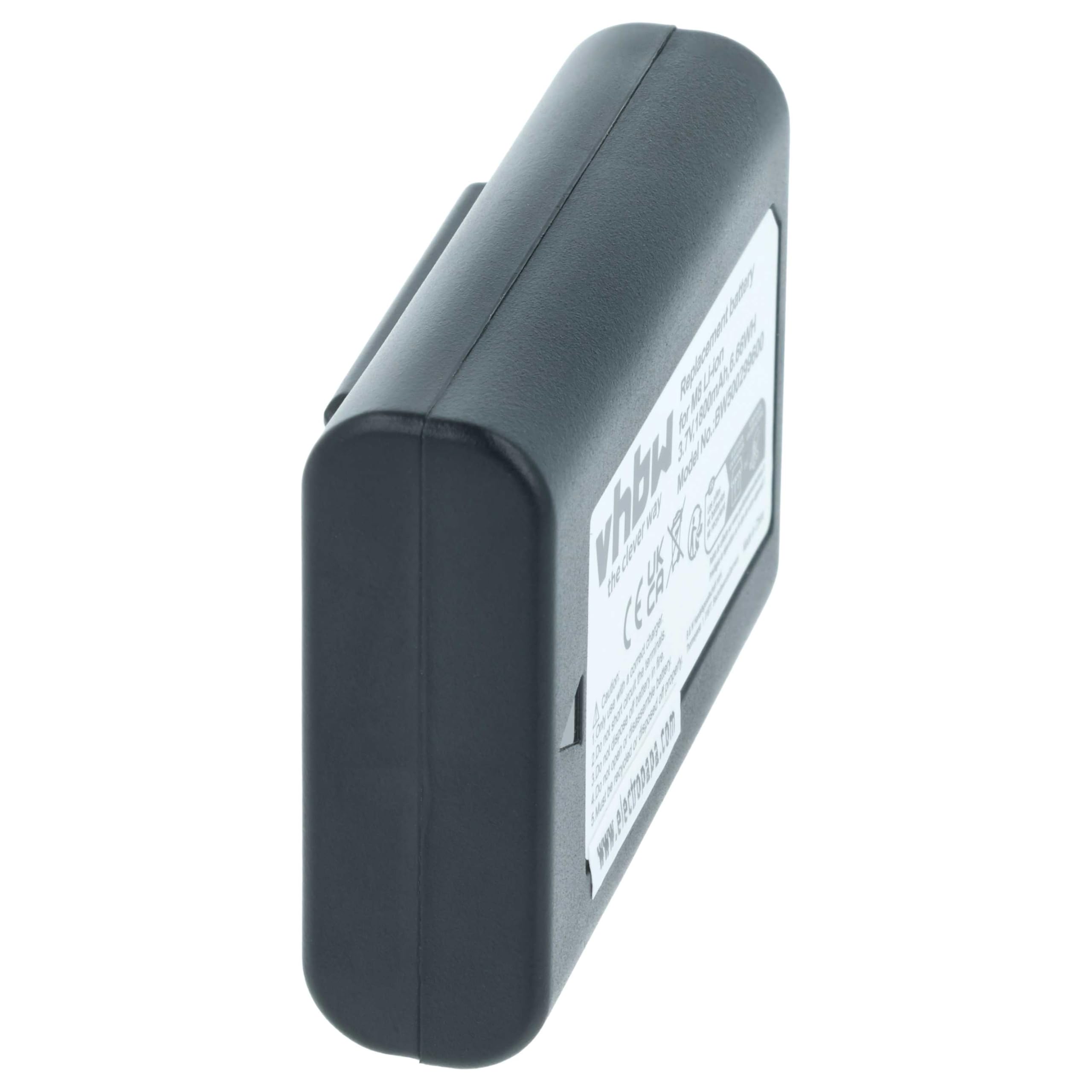 vhbw 3 x akumulator zastępczy do Leica BLI-312, 14464, BP-SCL1 do kamery (1800 mAh, 3,7 V, litowo-jonowy)