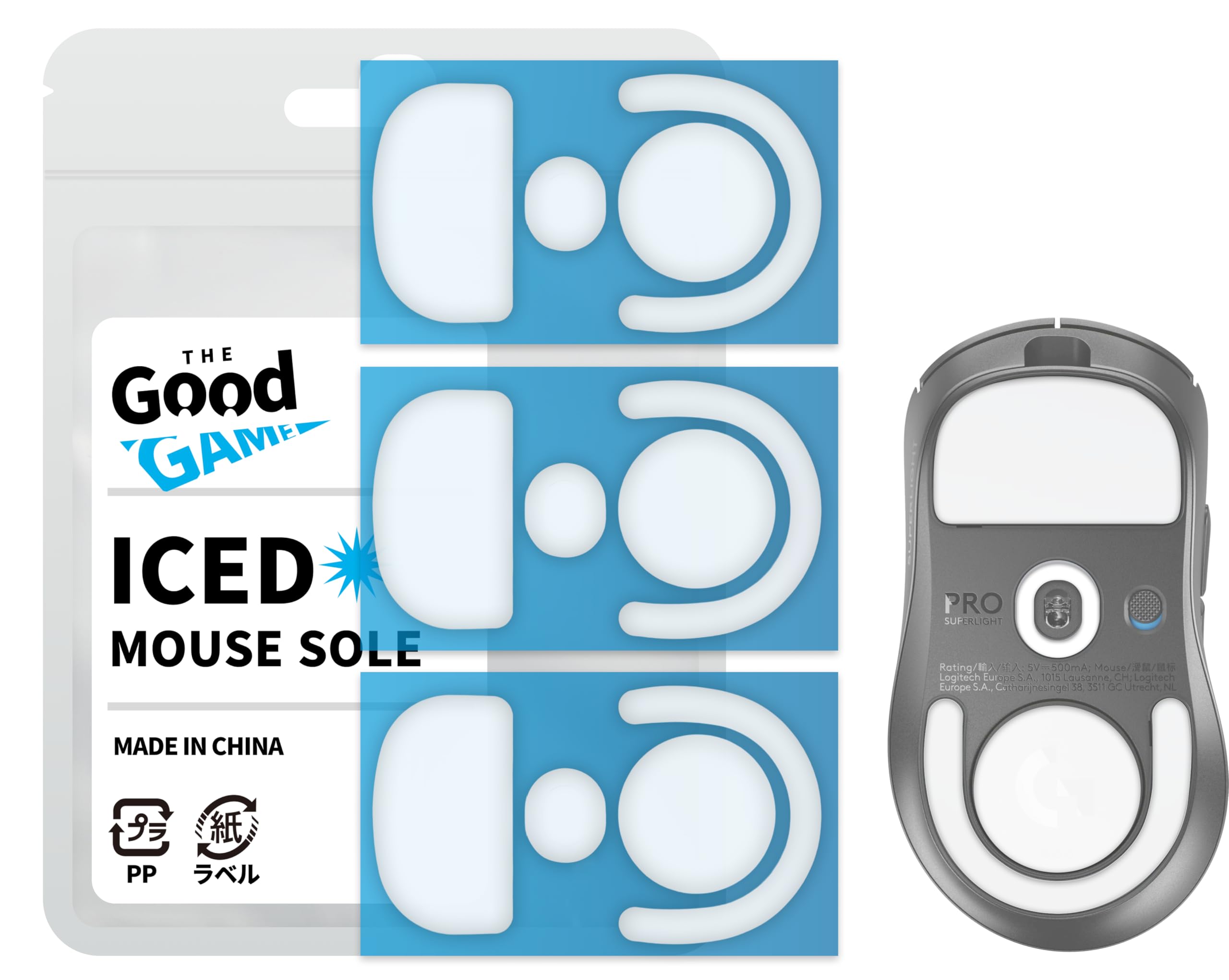 Logicool G PRO X SUPERLIGHT 2 ソール貼り替え済み Amazon | 交換用 ゲーミング マウスソール Logicool G ロジクール G