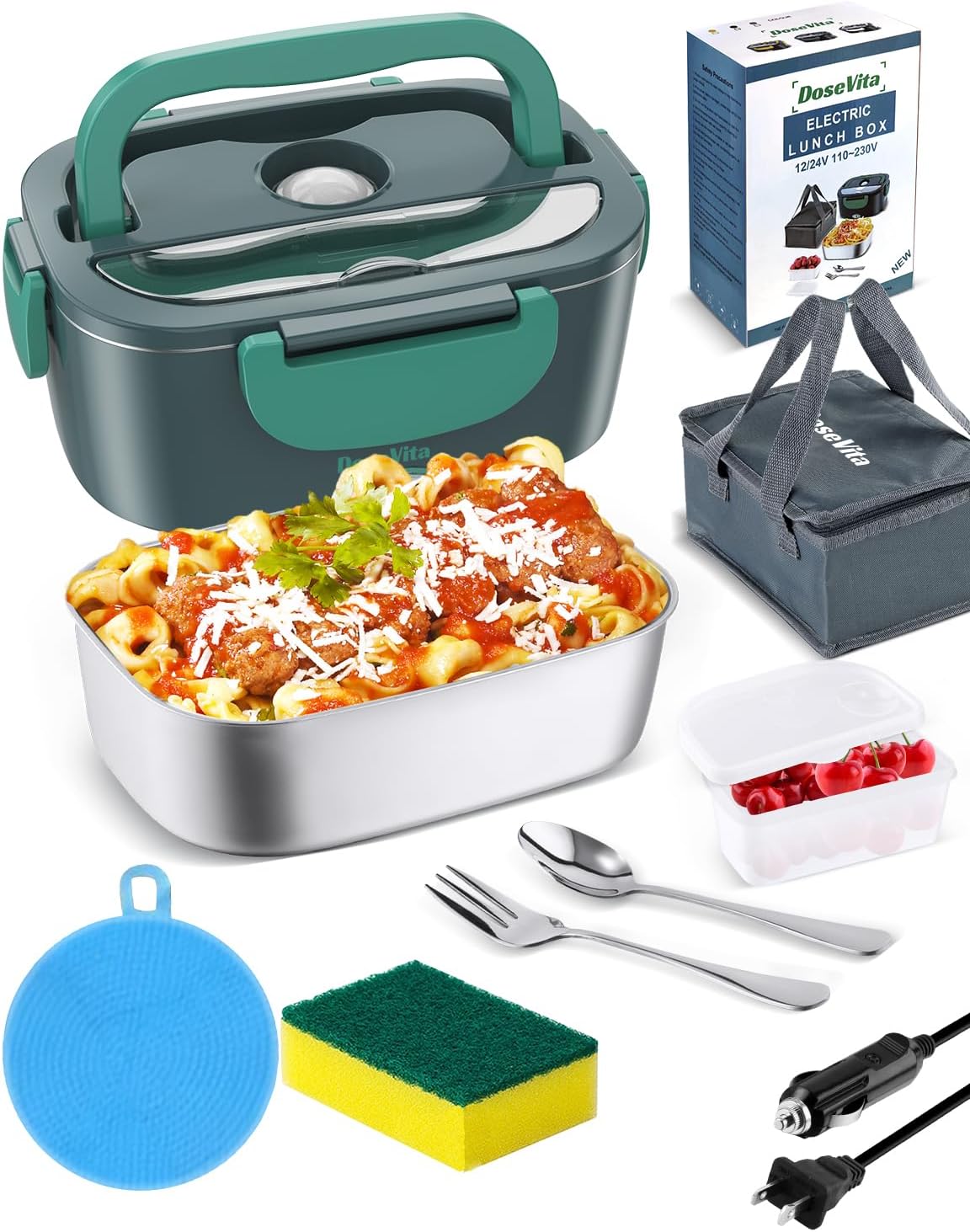 MDHAND Electric Lunch Box Food Heater, 65W Faster Heated