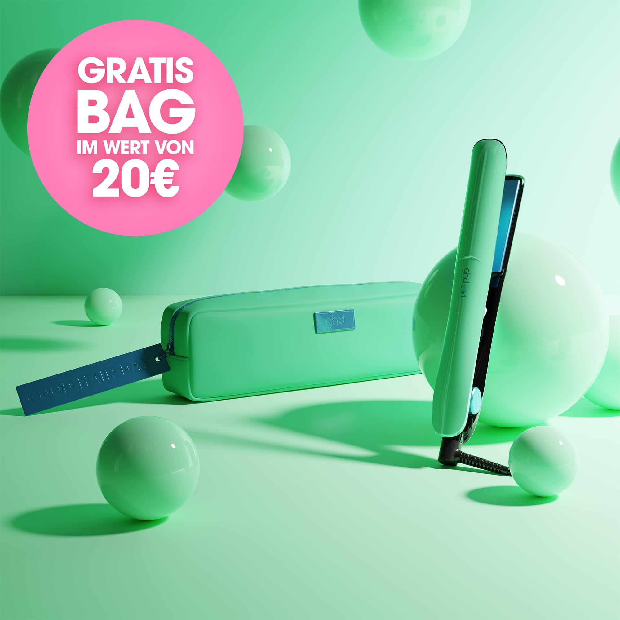 ghd Gold Glätteisen 26mm Multistyler Sleek Anti Frizz Finish für alle Haartypen