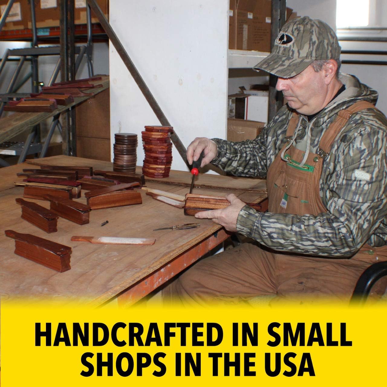 Flаѕh Sаlе ESH Custom Calls Turkey Box Call for Hunting - Wooden Gobbler Turkey Caller with Realistic Hen Sounds - Turkey Hunting Accessories for Beginner and Pro Hunters