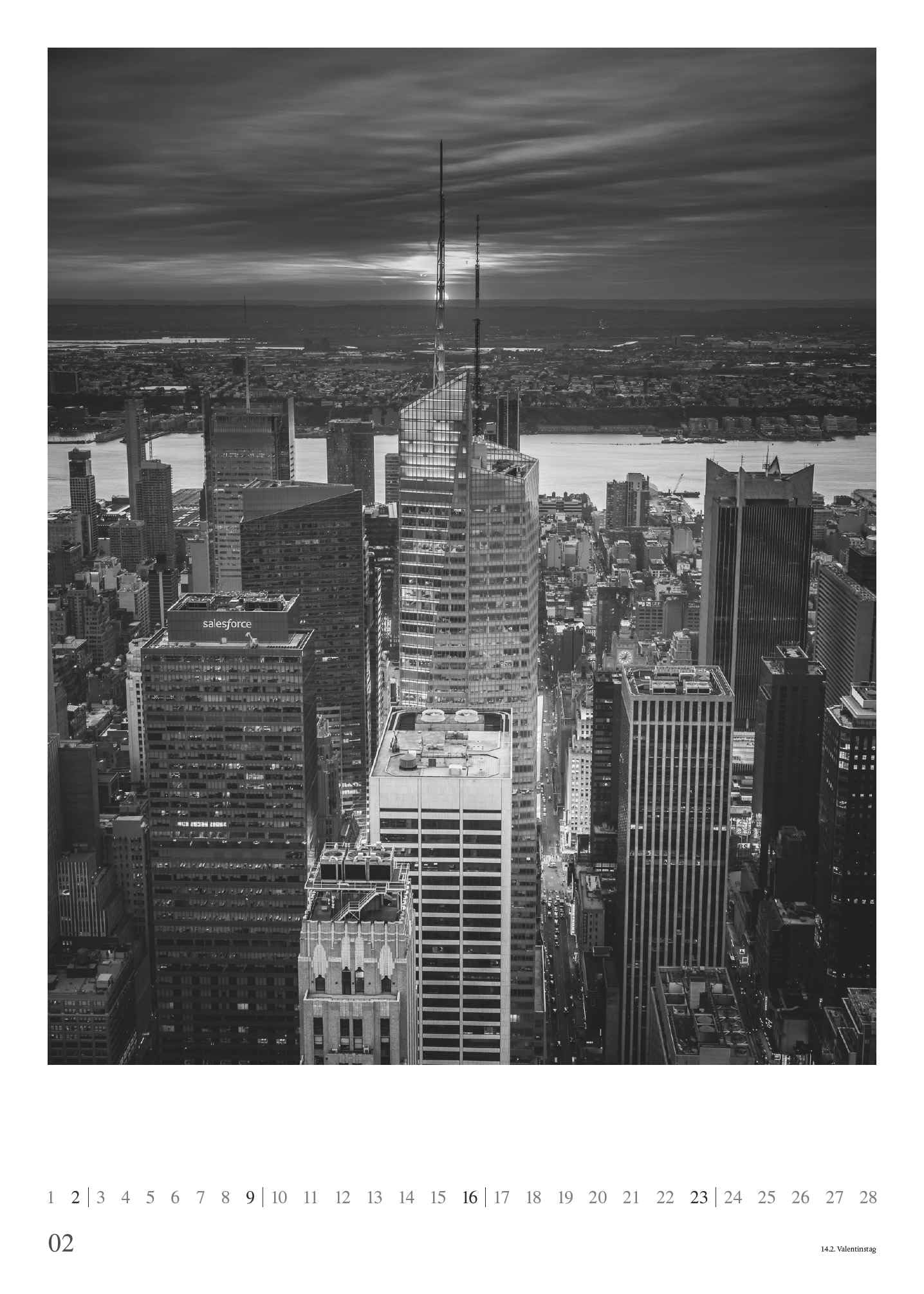 DUMONT - New York 2025 Posterkalender, 50x70cm, Foto-Kalender mit außergewöhnlichen Schwarz-Weiß-Aufnahmen, zeigt die atemberaubende Architektur