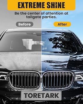Toretark Ultimate Ceramic Coating&Plastic Trim Restorer with Crystal Coating