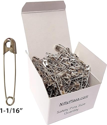 Miniatura 8 de Pasadores de seguridad de 1-116 pulgadas, 1000 pines de seguridad plateados para ropa, pasadores de seguridad a granel, pasadores resistentes a la