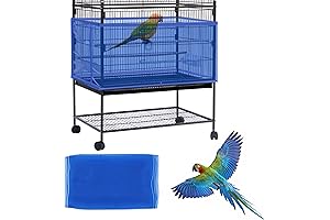 Daoeny Large Bird Cage Mat, Bird Cage Seed Catcher for Floor