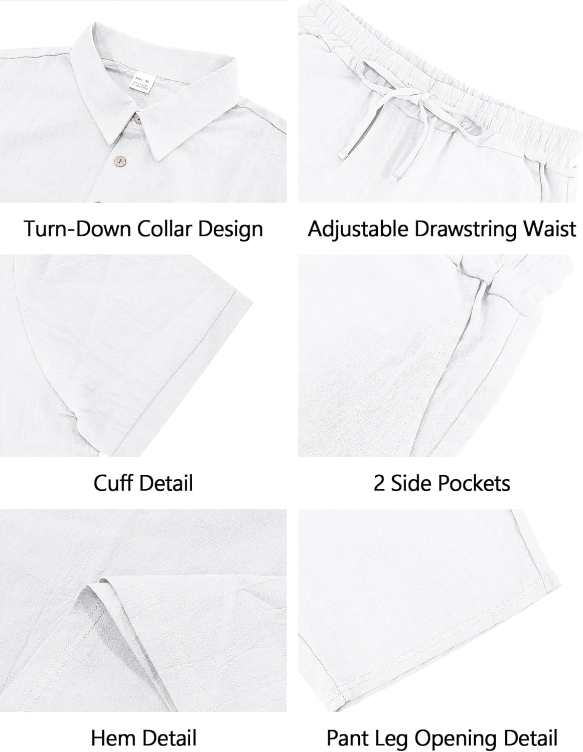 طقم شورت للرجال من كيويا مكون من قطعتين ملابس شاطئ صيفية باكما... - view 4