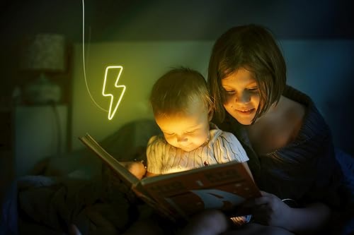 Miniatura 7 de ADVPRO Señal de neón LED de silicona flexible estándar del rayo del perno - amarillo - st16s42-fnu0002-y