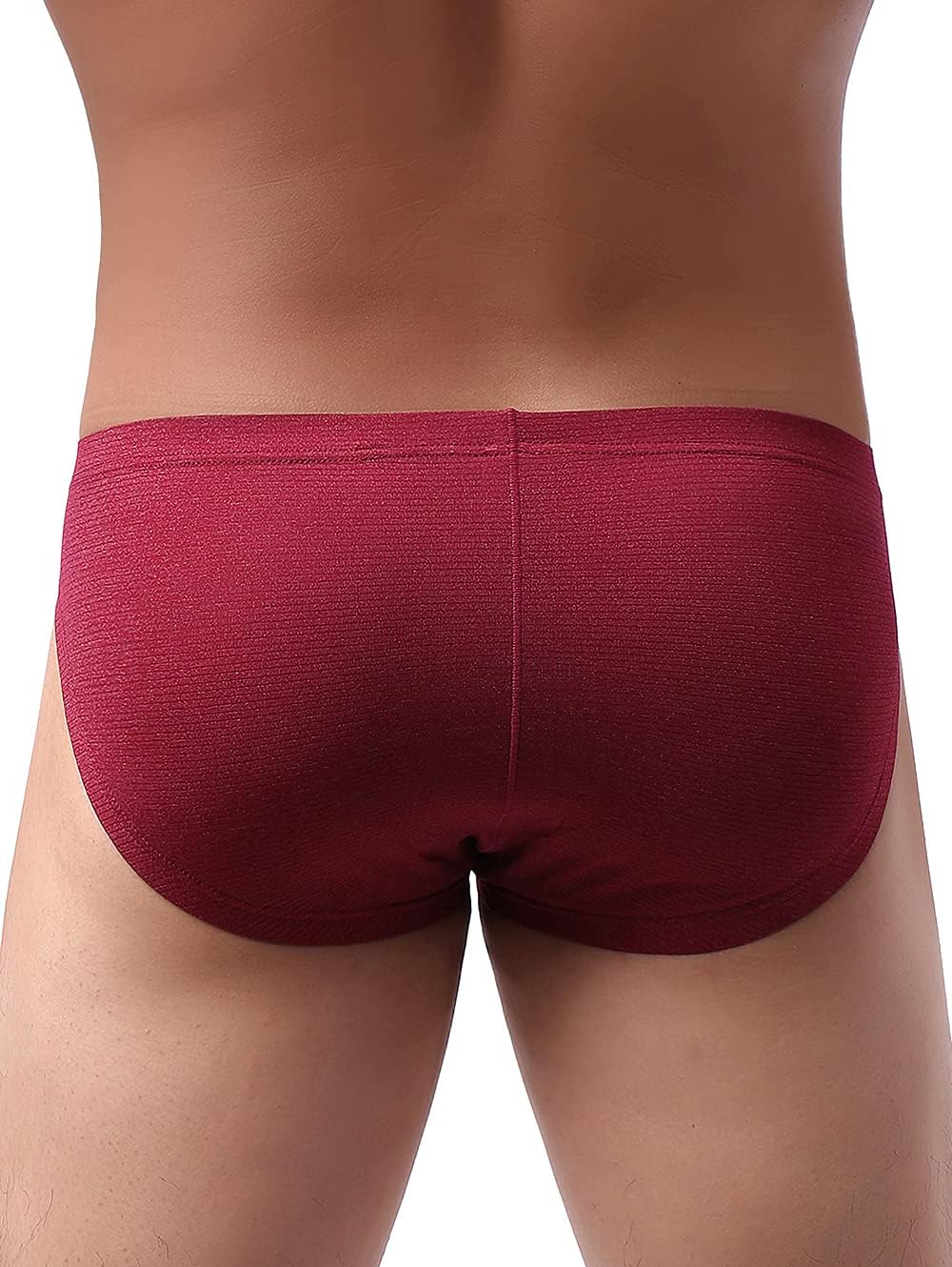 iKingsky Men's Striped Bulge Briefs Stretch Pouch Underwear Sexy Low Rise Breathable Underpanties for Men - Image 5