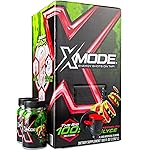 XMODE Energy Shots on Tap Dispenser - 100 (1oz) Servings with 2 Refillable Bottles, Watermelon Slyce Flavor, Extra Strength with 150mg Caffeine/oz, B12 and Sugar Free