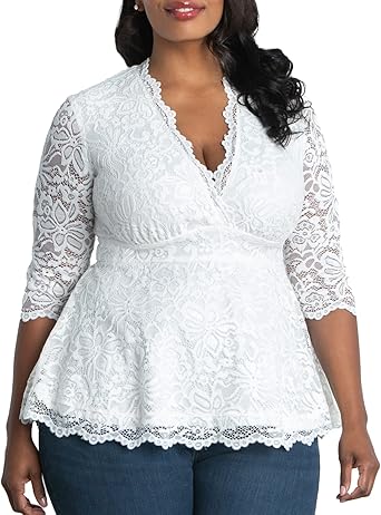plus lace top