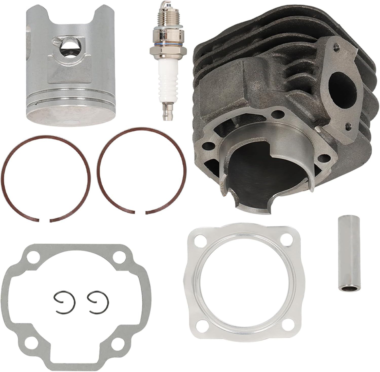 WFLNHB Cylinder Piston Ring Gasket Top End Kit Replacement for Polaris 90 Sportsman 90 2001-2006