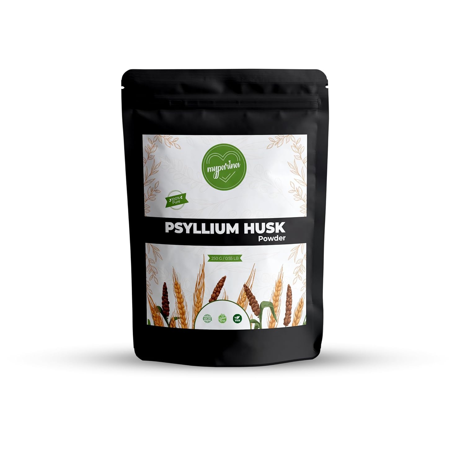 Buy MYPARINA Isabgol Powder, Psyllium Husk (Bhusi), Rich Fiber Supplement, NonHabit Forming