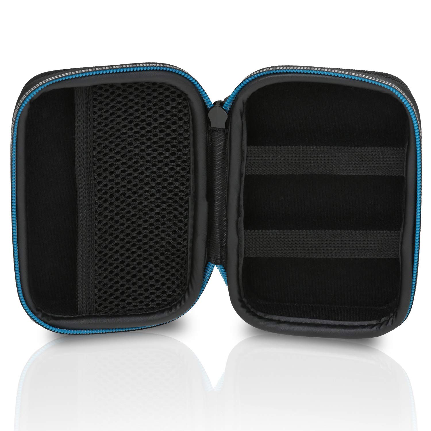 Wicked Chili - Custodia rigida AntiShock da 2,5'' per Hard-Disk esterno e SSD (max. 12,7 x 8,2 x 4 cm), incl. scomparto per cavo