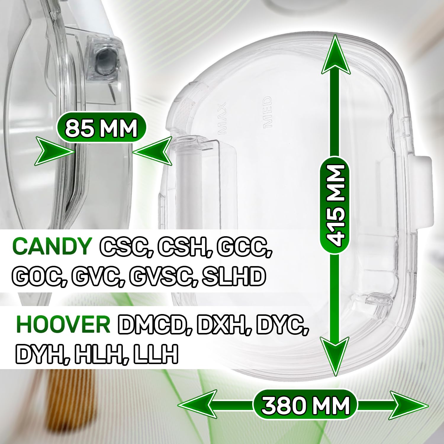 Behälter zum Sammeln Kondensat für Trockner 40008542 40009648 für Candy | Garantie 5 Jahre - ONIX TECH