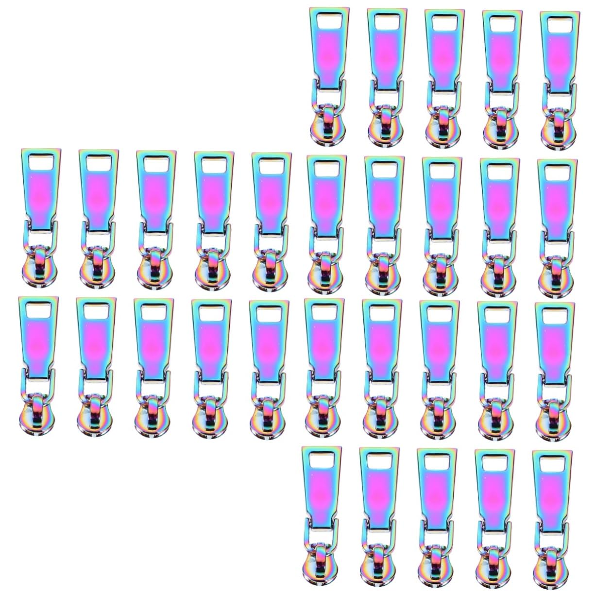 Operitacx 30piezas Zipper Pullers Para Ropa y Equipaje Reemplazo Práctico De Tiradores De Para Mochilas y Accesorios De Moda