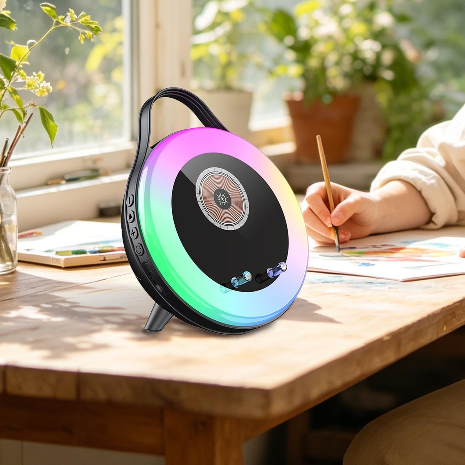 Altoparlante Audio a Induzione Supporto Audio per Cellulare con Ricarica | Supporto Altoparlante E Telefono Wireless per Appartamento Comodino Casa Soggiorno Camera da