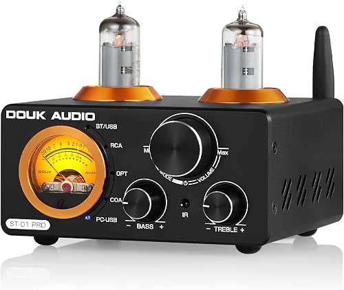 Douk Audio ST-01 PRO 200W Bluetooth Amplifier, 2 Channel Vacuum