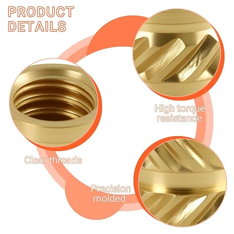 80 Pcs M4 Threaded Inserts for 3D Printing Components and Plastic Parts