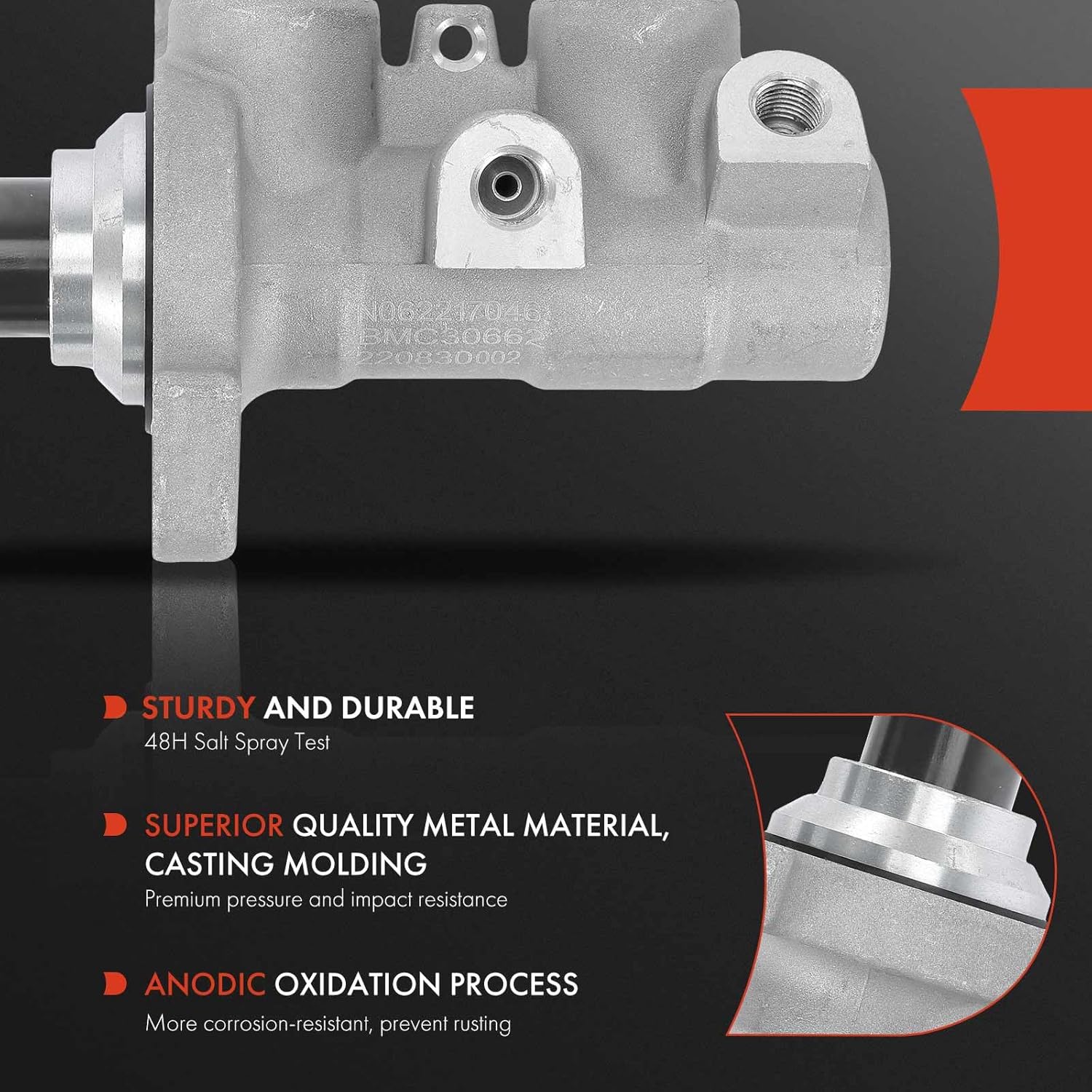 A-Premium Brake Master Cylinder Compatible with Nissan Vehicles - Versa 2010-2011 L4 1.6L - Replaces# D6010-EL01A, D6010-EL01B