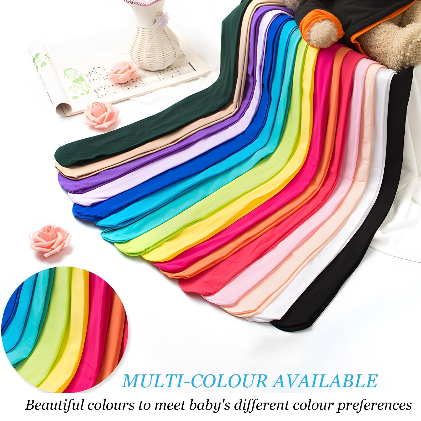 Collant da danza per ragazze, 20 colori, per uniforme scolastica, danza sportiva, ad alte prestazioni, in morbida microfibra, leggero, elastico, opaco