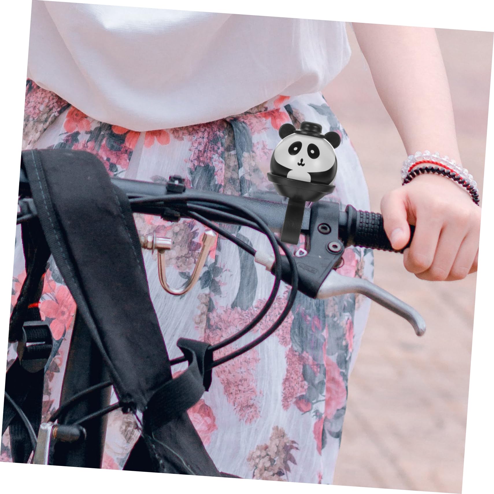 Supvox Fahrradklingel für Roller Glocke Radfahren Korb kinderfahrradklingel -fahrradklingel Glocken läuten für den Standort Anti-Verlust-Fahrradklingel Plastik