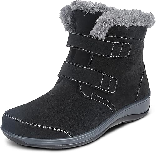 Orthofeet Proven Plantar Fasciitis and Foot Pain Relief Extended Widths Arch Support Orthopedic Diabetic Womens Boots Florence