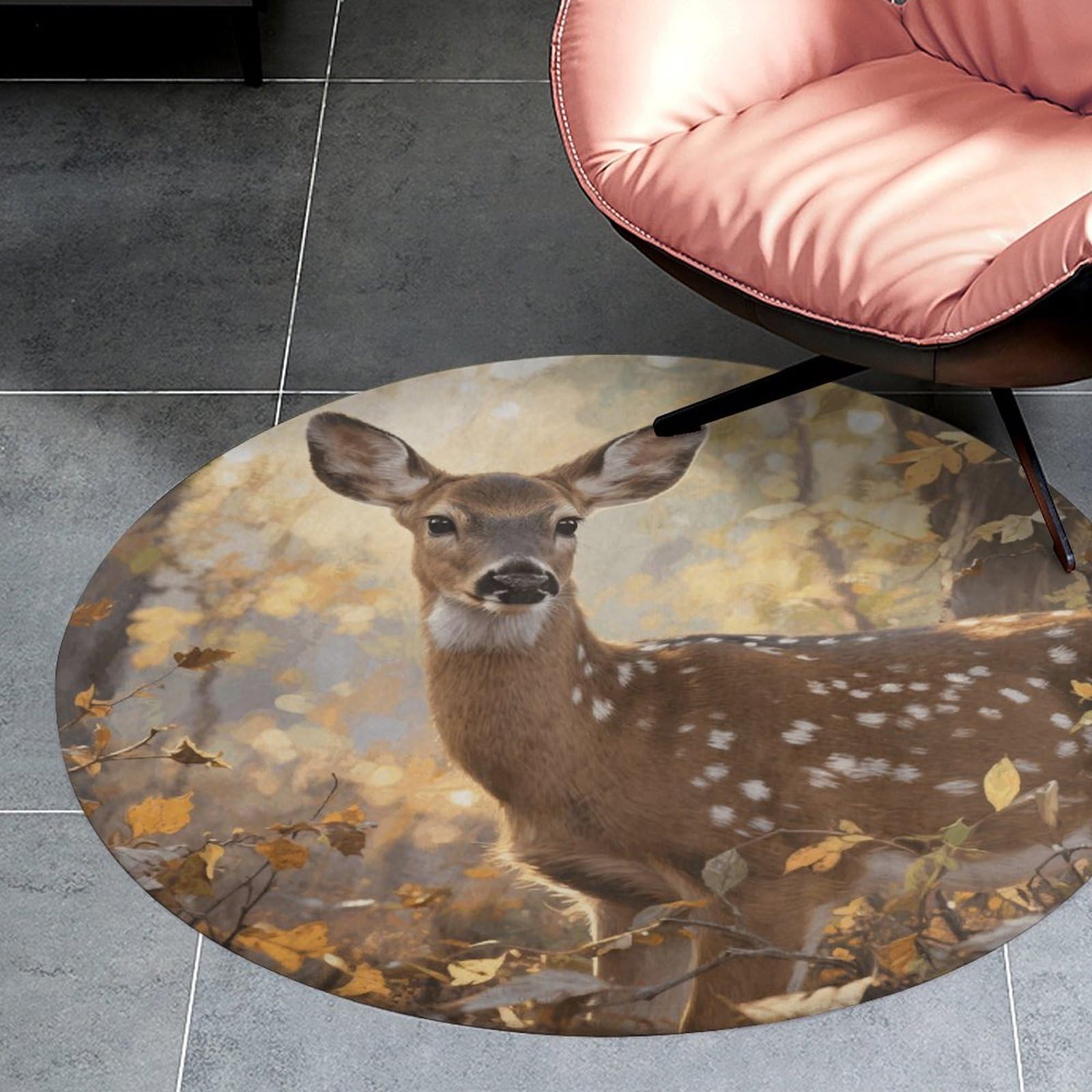 Tapis de salle de bain en velours corail absorbant de haute densité 0,9m