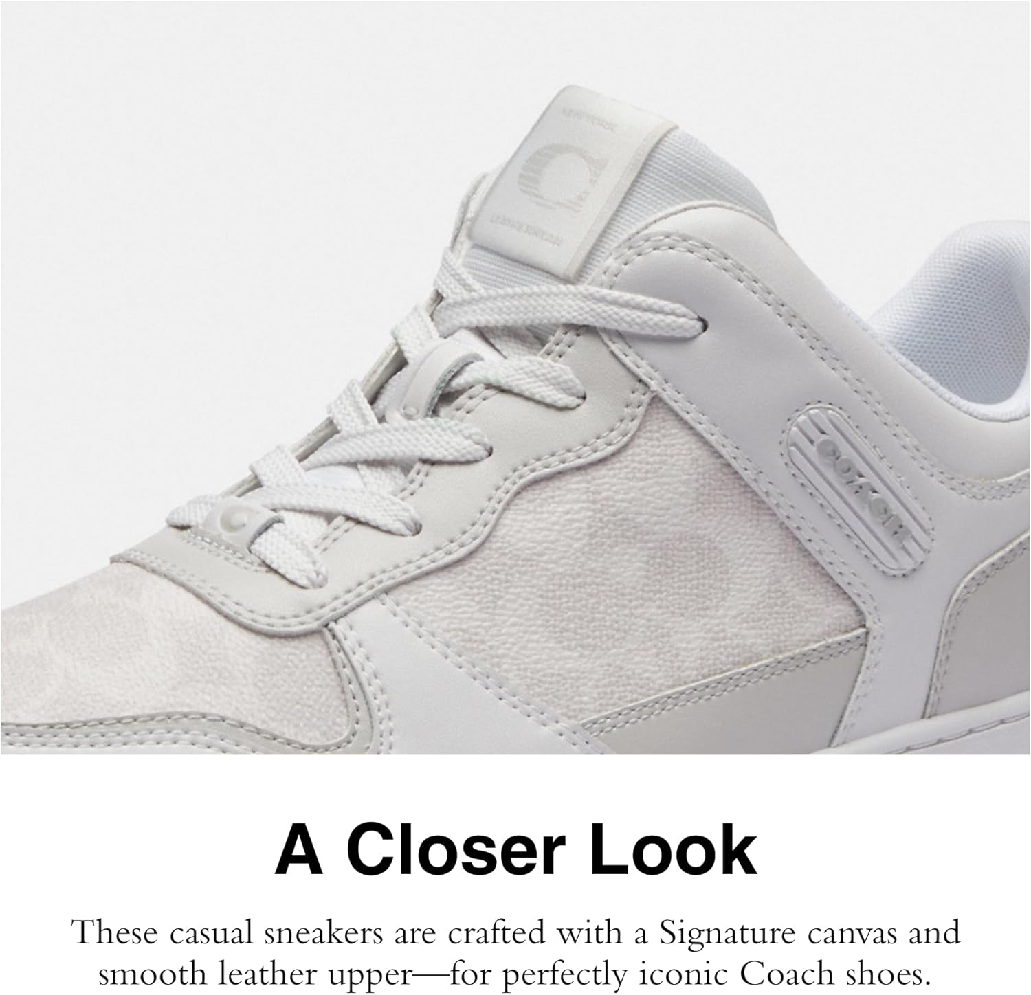 COACH C201 Mixed Material Sneaker - Image 4