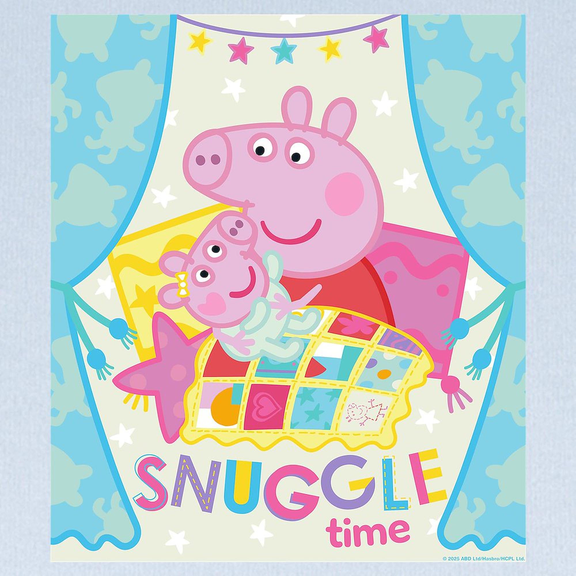 CafePress Peppa Pig: Snuggle Time Baby Blanket, Super Soft Newborn Swaddle