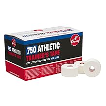 Cramer Team Color Athletic Tape, White, Latex-Free, 1.5" x 15yds, 32 Roll Bulk Case, Tearable Sports Tape for Wrists, Ankles, Baseball, Training, Strong Athletic Wrap for Athletes & Trainers