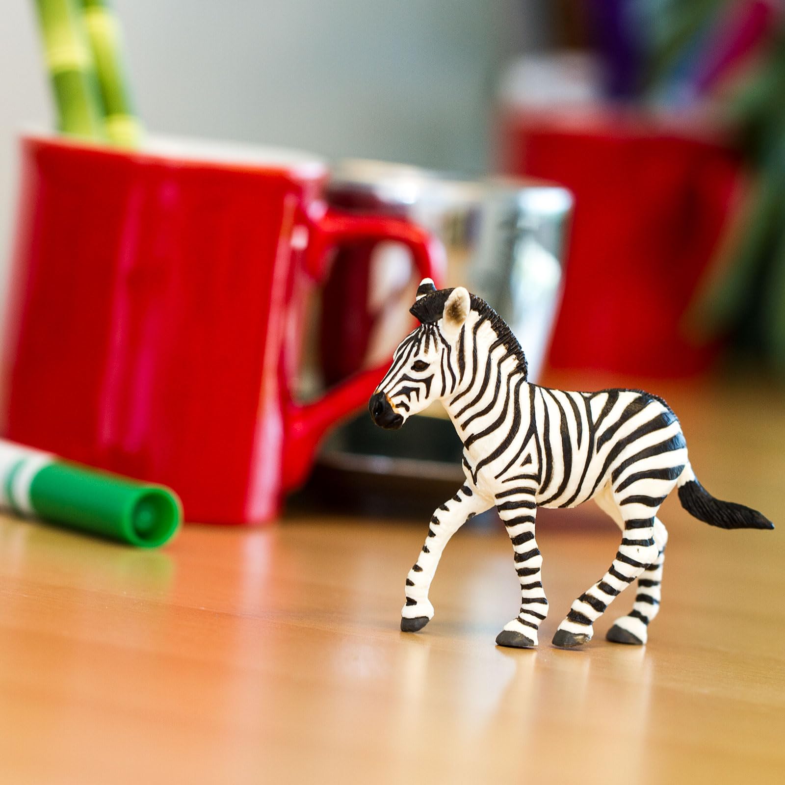 Amazon.com: Safari Ltd. Zebra Foal Figurine - Lifelike 3.5