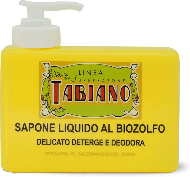 Sapone Liquido al Biozolfo Pilogen Carezza - Contro Brufoli e Punti Neri, 250 ml