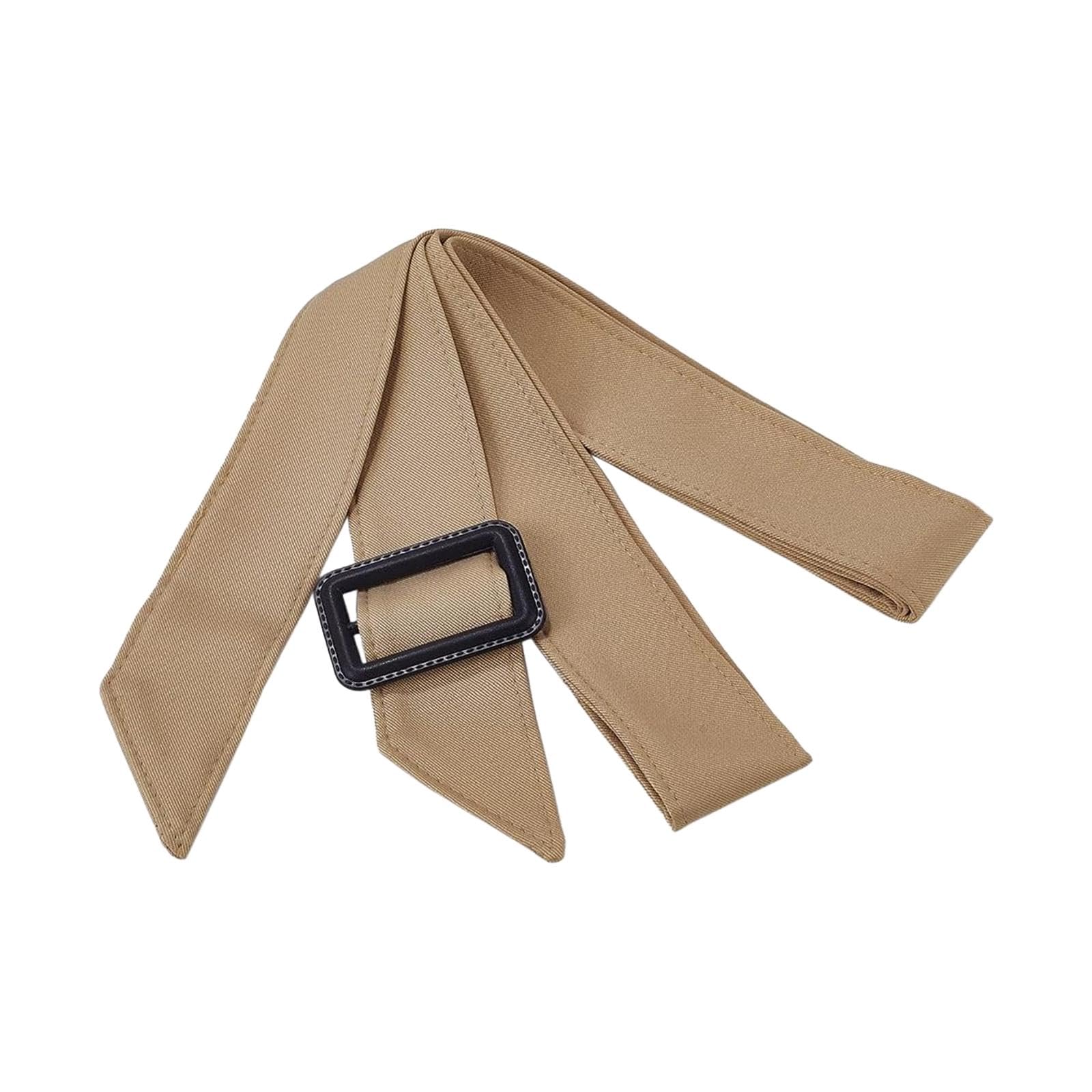 URJIX™ Women Trench Coat Belt Portable Outerwear Strap for Shirt Ladies Windbreaker Khaki-image-44
