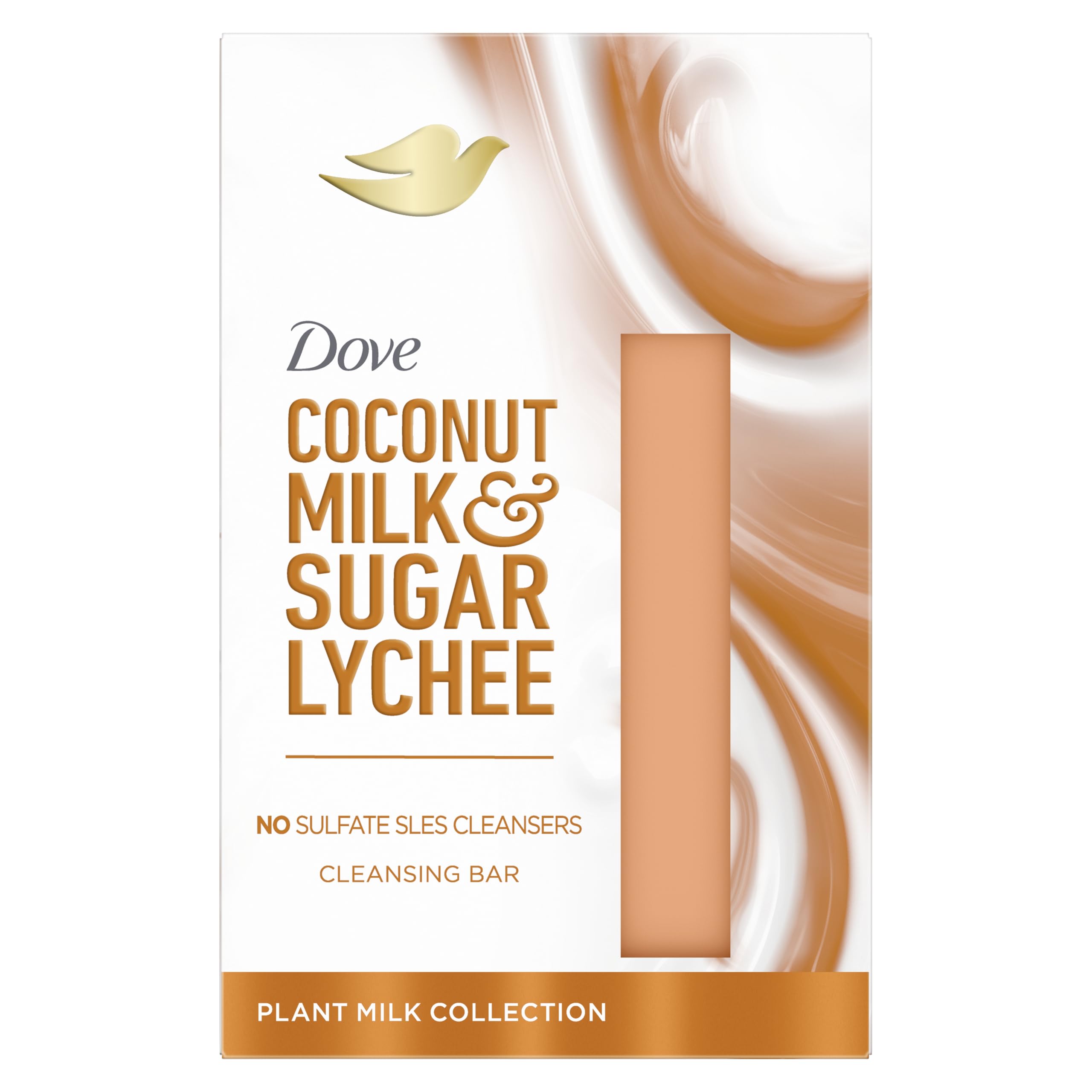Dove Coconut Milk & Sugar Lychee whole body bar enriched with plant milk Beauty Bar Bar Soap for soft and smooth skin 141 g