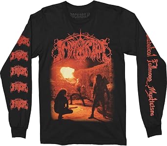 Immortal Diabolical Fullmoon Mysticism Black Long Sleeve Shirt Large