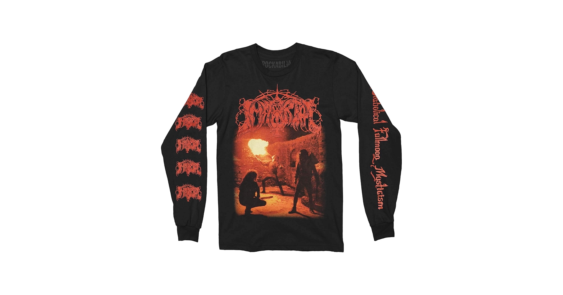 Immortal 'Diabolical Fullmoon Mysticism' (Black) Long Sleeve