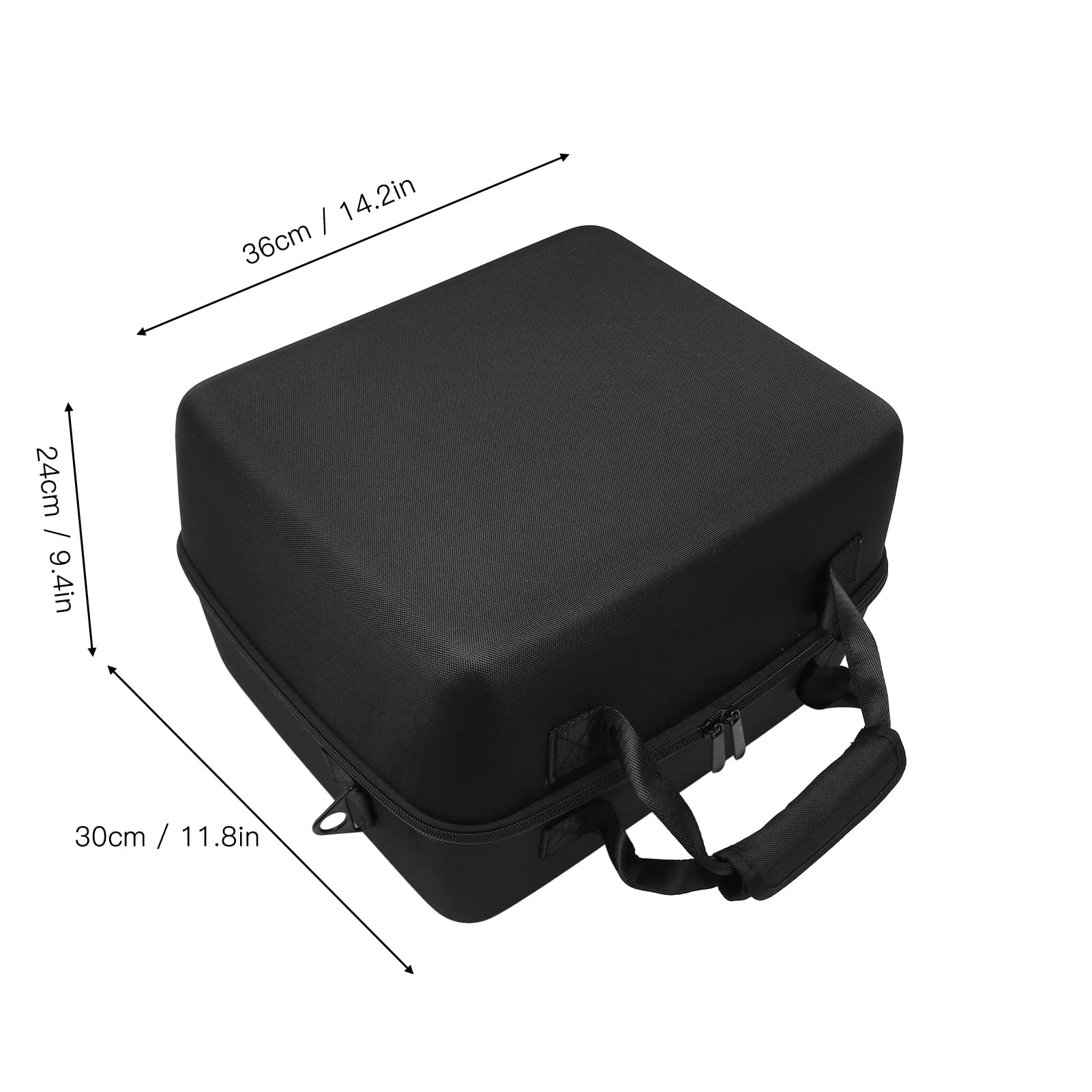 Cryfokt Altavoz Bluetooth Estuche Rígido de Viaje Almacenamiento Liviano Resistente a Rayones para Uso Diario S1 Pro 14.2x11.8x9.4in