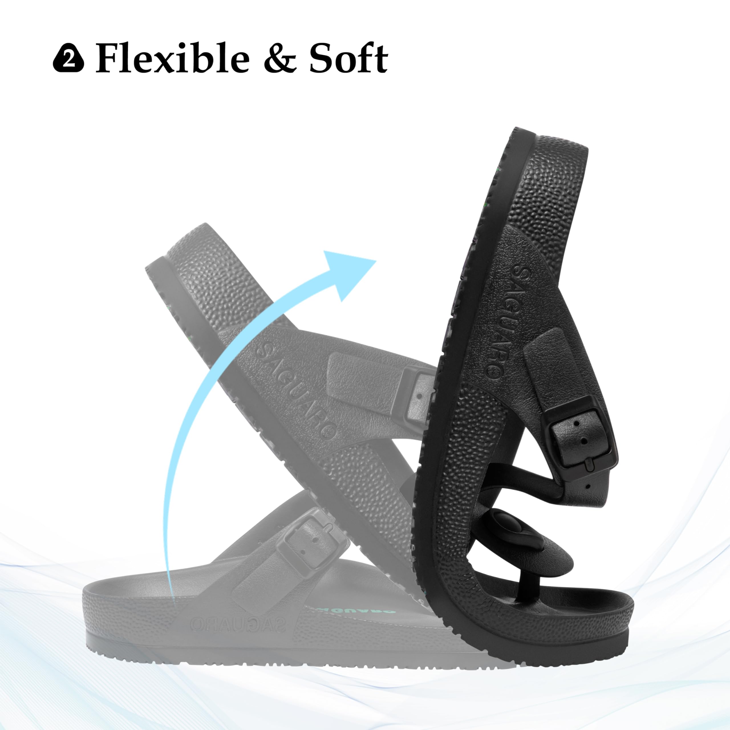 SAGUARO Estivi Infradito Uomo Spiaggia Sabot Eva Ciabatte Piscina Pantofole Donna Giardino Zoccoli 36-48