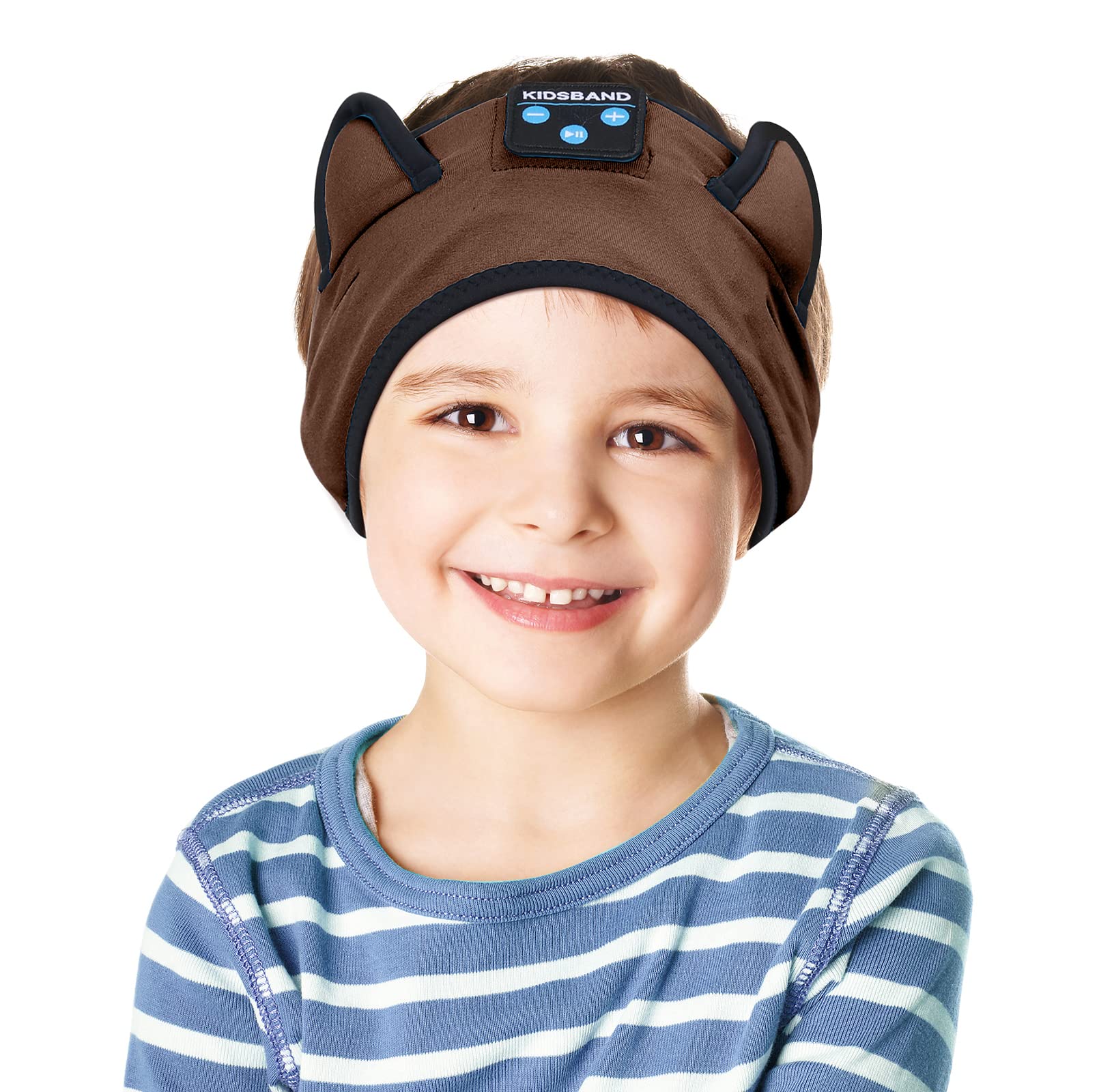 Joseche Kids Bluetooth Headphones, Sleep Headband [Wireless & Wired Palyback 2in1] Wired with Microphone Headphones for Kids with Stereo Sound,Foldable Kids Headphones for School/Travel/Tablet/Sleep