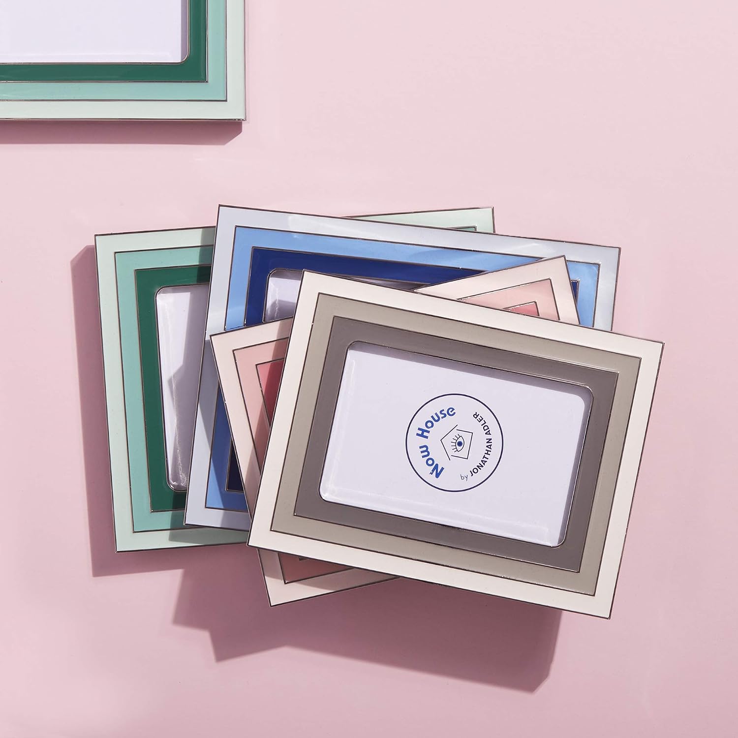 Now House by Jonathan Adler Chroma Enamel Frame, 4" x 6", Pink