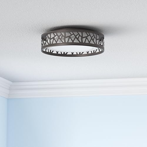 Miniatura 52 de Luz led de 12” con montaje empotrado cepillado níquel,Blanco,Acabado cepillo níquel (Brushed Nickel Finish),Bronce